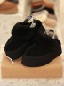 УГГ Сандалі Платформа Чорні Замша UGG Funkette Slippers Platform Black