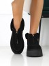 УГГ Платформа Жіночі Замша Чорні Змійкою UGG Funkette Boot Black Suede 