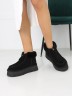 УГГ Платформа Жіночі Замша Чорні Змійкою UGG Funkette Boot Black Suede 