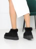 УГГ Платформа Жіночі Замша Чорні Змійкою UGG Funkette Boot Black Suede 