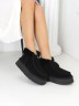 УГГ Платформа Жіночі Замша Чорні Змійкою UGG Funkette Boot Black Suede 