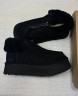 УГГ Платформа Жіночі Замша Чорні Змійкою UGG Funkette Boot Black Suede 