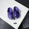Крокс Баябенд Клог Фіолетові Crocs Bayaband Clog Neon Purple/White