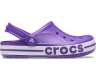 Крокс Баябенд Клог Фіолетові Crocs Bayaband Clog Neon Purple/White