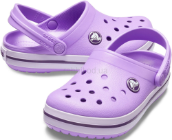 Детские Крокс Крокбенд Фиолетовые Crocs Crocband Clog Purple