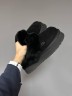УГГ Шьопанці Платформа Чорні Замша UGG Disquette Black Platform Slippers 