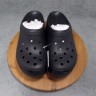 Крокс Сірен Платформа Каблук Чорні Crocs Siren Clog  Black 