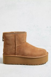 УГГ Міні Платформа Руді (Каштанові) Замша Міні Ugg Mini Platform Chestnut Suede 