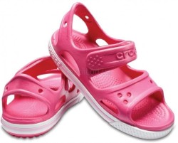 Крокс Сандали  Crocs Preschool Crocband II Sandal Paradise Pink/Carnation 