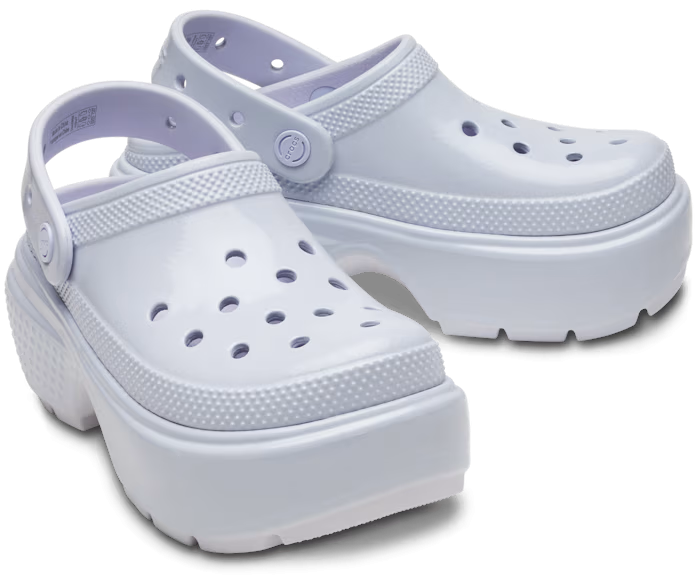 Крокс Клог Стомп Лаковані Блакитні Crocs Stomp High Shine Clog Dreamscape