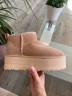 УГГ Ультра Міні Пісочні на Платформі Замшеві Ugg Ultra Mini Platform Sand Suede   