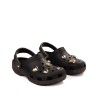 Крокс Класік Клог Чорні з Джібітц Crocs Classic Glitter Heart Clog Black/Multi