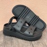 Крокс Сандалі Платформа Хайкер Чорні Crocs Hiker Xscape Sandal Black/Black