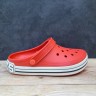 Крокс Крокбенд Клог Лого Червоний Томат Crocs Off Court Clog Logo Tomato