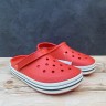 Крокс Крокбенд Клог Лого Червоний Томат Crocs Off Court Clog Logo Tomato