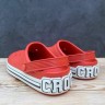 Крокс Крокбенд Клог Лого Червоний Томат Crocs Off Court Clog Logo Tomato