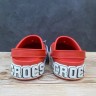 Крокс Крокбенд Клог Лого Червоний Томат Crocs Off Court Clog Logo Tomato