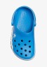 Крокс Сабо Крокбенд Голубые Crocs Unisex Kids Blue Crocband Logo Stripe Clog PS Poppy 