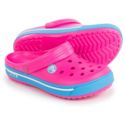 Детские Крокс Крокбенд II.5 Розовые  Crocs Crocband II.5 Neon Magenta/Blueb