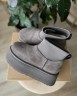 УГГ Платформа Міні Діппер Сірі UGG Classic Mini Dipper  Platform Thundercloud Grey