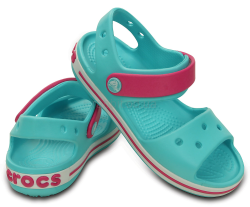 Крокс Крокбенд Сандалі Голубі Дитячі Crocs Crocband Sandal Pool/Candy Pink