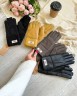 Рукавички Беж-Пісочні Шкіряні Натуральні UGG Gloves Ginger Leather 