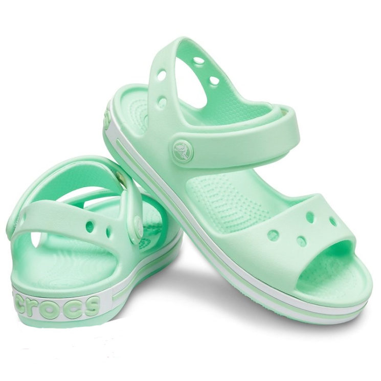 Крокс Крокбенд Сандалі Дитячі Мьятні Crocs Crocband Sandal Neon Mint