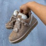 УГГ кросівки Зимові Замшеві Бежеві UGG Lowmel Sneaker Beige