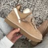 УГГ кросівки Зимові Замшеві Бежеві UGG Lowmel Sneaker Beige