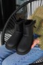 УГГ Жіночі Чорні Шкіряні з Бантом Ugg Mini Bailey Bow Leather