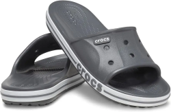 Крокс Баябенд Слайд Сірі Шльопанці Crocs Bayaband Slide Slate Grey