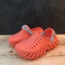 Крокс Екхо Клог Помаранчев-Грейфрут Crocs Echo Reflective Backstrap Clog Grapefruit