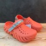 Крокс Екхо Клог Помаранчев-Грейфрут Crocs Echo Reflective Backstrap Clog Grapefruit