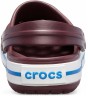 Крокс Сабо Крокбенд Бордові Crocs Crocband Clog Burgundy/White