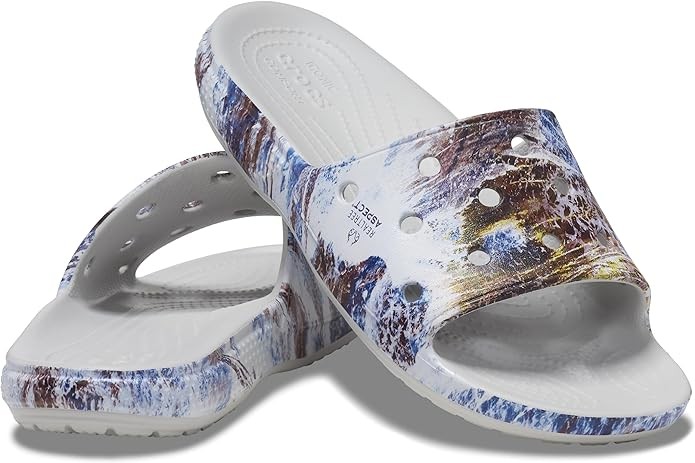 Крокс Класік Слайд Камуфляжні Сірі Crocs Realtree Aspect Classic Slide Camo/Light Gray