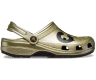 Крокс Класік Клог Лого Золоті Crocs Classic Metallic Logo Clog Gold Metallic