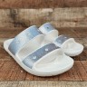 Крокс Шльопки Білі З Срібним Напиленням Crocs Classic Crocs Glitter Sandal Multi