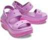 Крокс Мега Краш Сандалі Платформа Бузковий Crocs Mega Crush Sandal Bubble