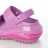 Крокс Мега Краш Сандалі Платформа Бузковий Crocs Mega Crush Sandal Bubble