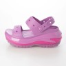 Крокс Мега Краш Сандалі Платформа Бузковий Crocs Mega Crush Sandal Bubble