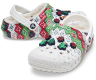 Крокс Класік Жіночі з Хутром Новорічні Crocs Classic Lined Holiday Charm Clog White / Multi