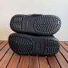 Крокс Краш Платформа Чорні з Хутром Блискучі Crocs Furever Crush Glitter Black