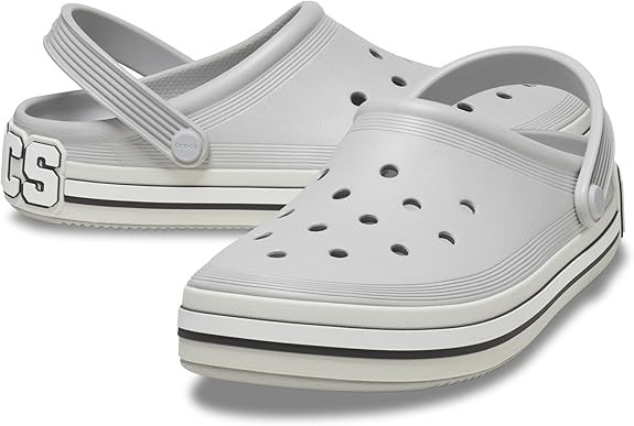 Крокс Крокбенд Клог Сірі Лого Crocs Unisex Off Court Clog Atmosphere/Logo