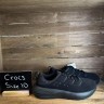 Крокс Кросівки Повністю Чорні Crocs On The Clock Black Comfort Work Sneakers Shoes 