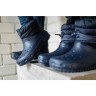 Крокс Чоботи Зимові Короткі Сині Нео Пуфф Crocs Classic Neo Puff Shorty Boot W Snow navy